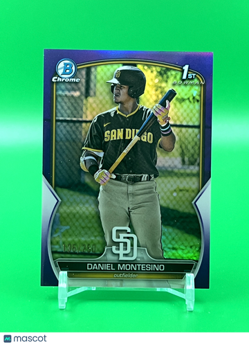 2023 Bowman Daniel Montesino #BCP-114 Purple Refractor 1st Bowman