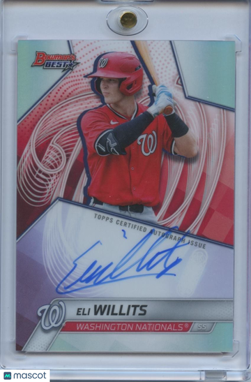 2025 Bowman's Best Eli Willits 10 Topps