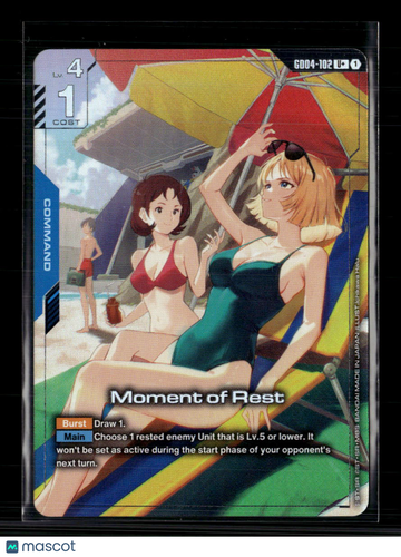 2023 Bandai Gundam Card Game Fraw Bow Sayla Mass Moment of Rest Command