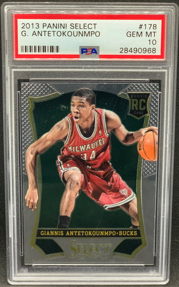 Giannis Antetokounmpo 2013 Panini Select PSA 10