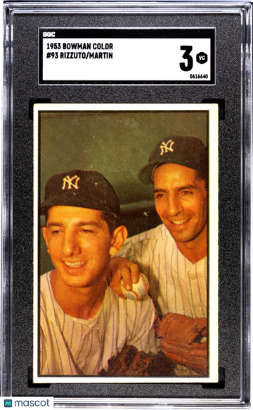 1953 Bowman Color Martin #93 SGC 3