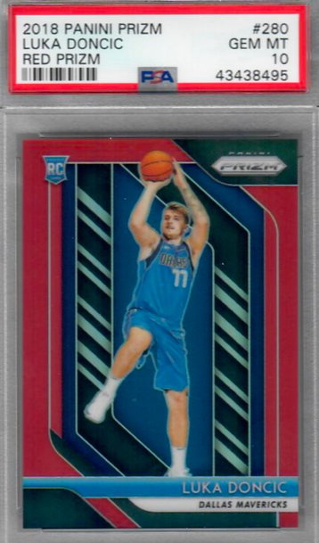 Luka Doncic Red Prizm 208/299