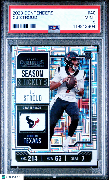 2023 Panini Contenders CJ Stroud #40 Rookie PSA 9