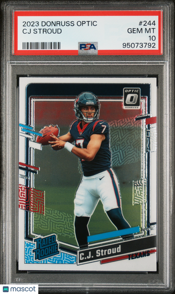 2023 Panini Donruss Optic CJ Stroud #244 PSA 10