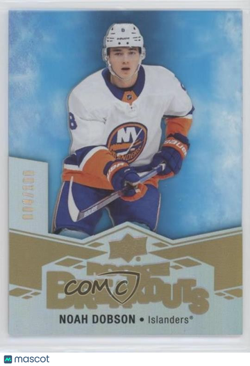 2019-20 Upper Deck - Rookie Breakouts Noah Dobson #RB11 [None] Rookie 004/100