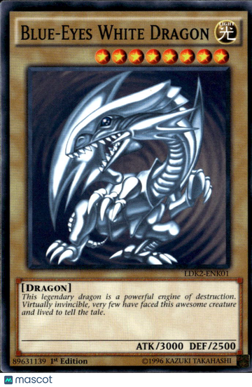 Blue-Eyes White Dragon 2016 Konami Legendary Decks II 1st Edition