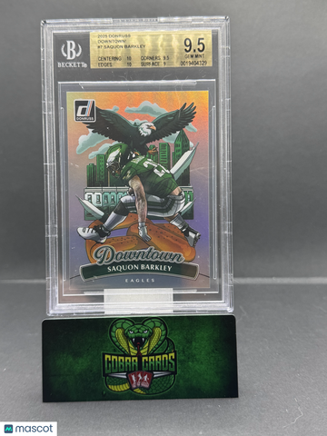 2025 Donruss Downtown! Saquon Barkley #7 BGS 9.5