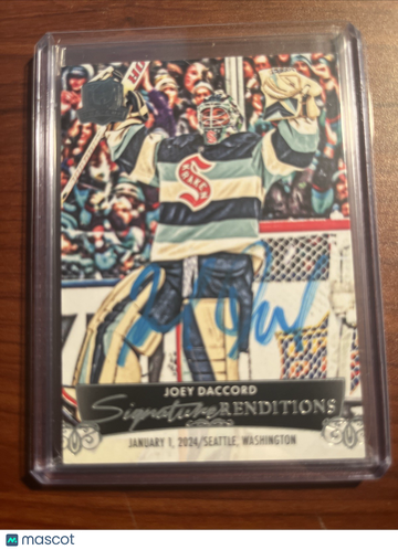 2024 Upper Deck Joey Daccord Signatures