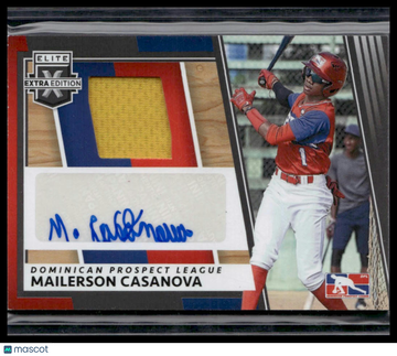 2022 Panini Elite Extra Edition Mailerson Casanova #DMS-MC DPL Material Signatures AU,MEM