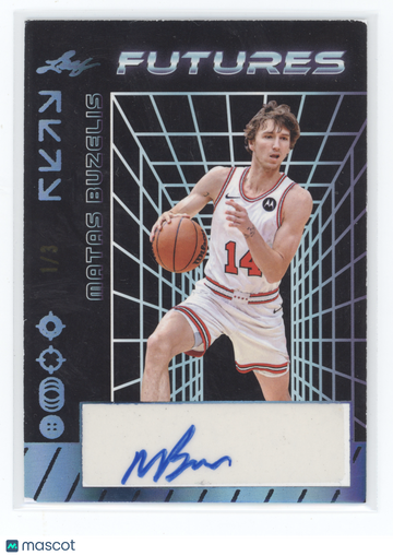 2024 Leaf Futures Matas Buzelis #A-MB4 Autograph /3