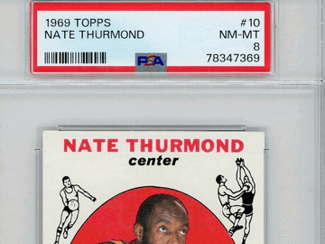 1969 Topps Nate Thurmond #10 8 PSA 8