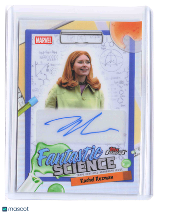 2026 Topps Finest Fantastic Four 65th Anniversary Rainbow Holo Natasha Lyonne Auto FS-06 Trading Card