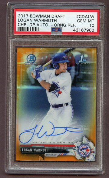 Logan Warmoth /25 PSA 10