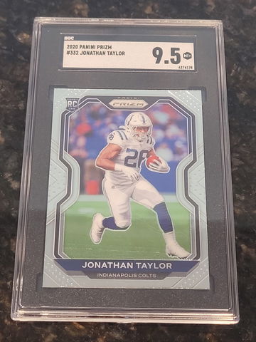 2020 Panini Prizm Jonathan Taylor SGC 9.5