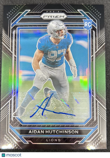2023 Panini Chronicles Prizm Black Aidan Hutchinson #PB-16 /49 RC