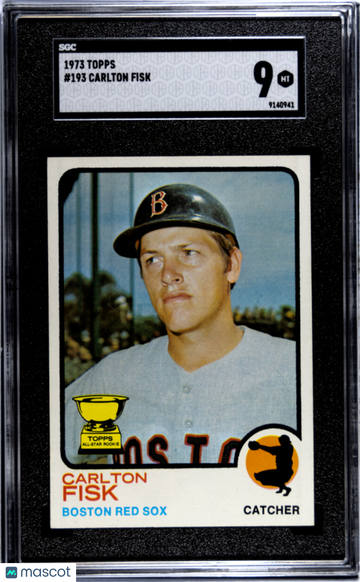 1973 Topps Carlton Fisk #193 SGC 9