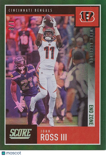 2020 Score John Ross #60 Base Set