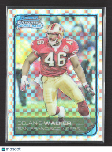 2006 Bowman Chrome Delanie Walker #49 X-Fractor