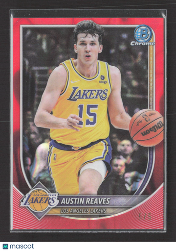 2023 Bowman Chrome Austin Reaves #BCV-193 Red /8.