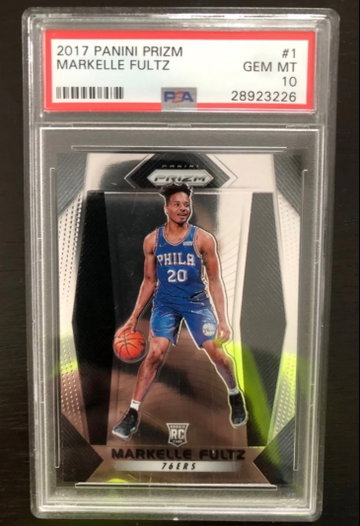 2017 Prizm Markelle Fultz Rookie Card RC PSA 10