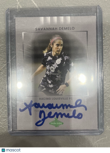 2022 Parkside NWSL Paramount Savannah DeMelo #PSS-SD Signatures Insert