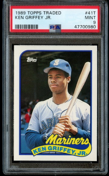 1989 Topps Traded Ken Griffey Jr. Rookie PSA 9 Mint RC #41T