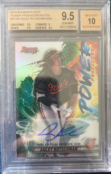 2019 Bowman’s Best Adley Rutschman Auto 