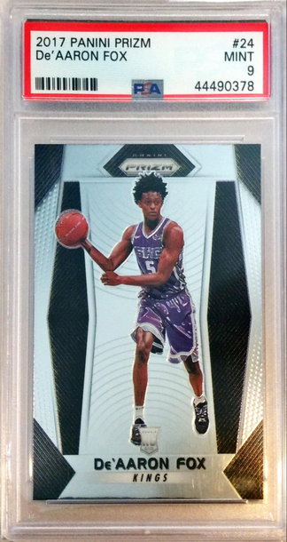 De'Aaron Fox 2017 Panini Prizm PSA 10
