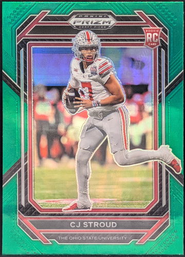 2023 Panini Prizm Draft Picks Prizms Green #102 C.J. Stroud Ohio State Buckeyes