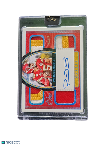 2022 Panini One Football Patrick Mahomes II #56 /15 Patch