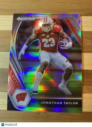 🔥2021 Panini Prizm Draft Picks Jonathan Taylor Silver Prizm Colts #76 Legend