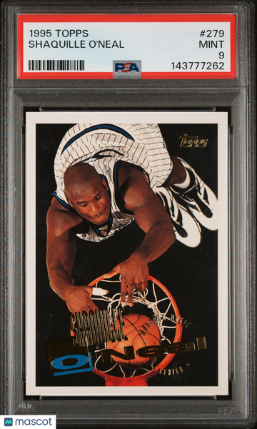 1995 Topps Shaquille O'Neal #279 PSA 9