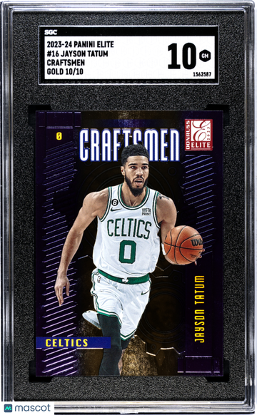 2023 Panini Elite Jayson Tatum #16 Craftsmen Gold SGC 10