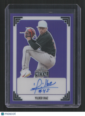 2024 Leaf Metal YILBER DIAZ #91Y-YD1 AUTO /15 AU,/15,SN