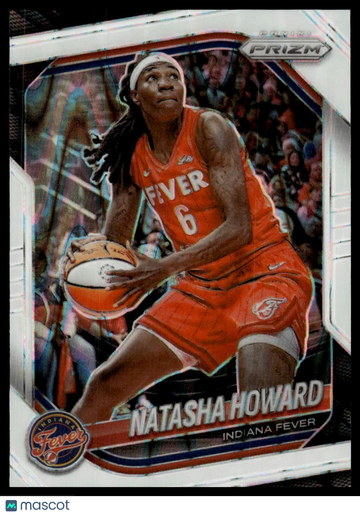 2025 Panini Prizm WNBA Natasha Howard #54 White Seismic Prizms