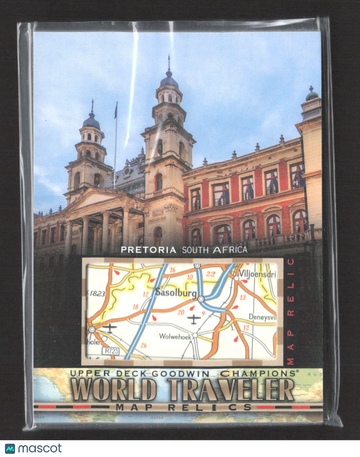 2021 Upper Deck Goodwin Champions World Traveler Map Relics Map Relic #WT-302