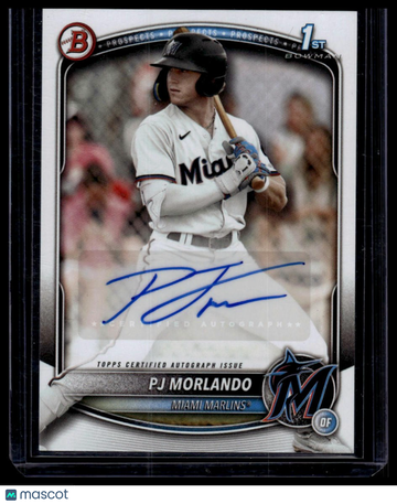 2025 Bowman PJ Morlando #BPA-PM Prospect Autographs AU