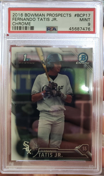 2016 Bowman Chrome Fernando Tatis Jr PSA 9