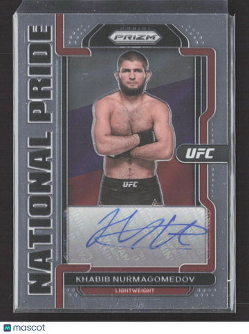 2022 Panini Prizm UFC Khabib Nurmagomedov Prizm Insert PSA