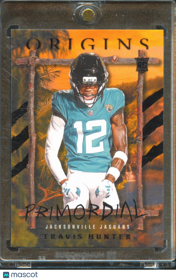 Travis Hunter 2025 Panini Origins Primordial RC Jacksonville Jaguars