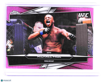 2026 Topps Chrome UFC Michael Page #135 Pink /250