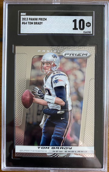 2013 Tom Brady Panini prizm 