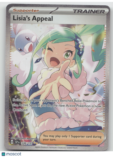 2024 Surging Sparks Lisia's Appeal Secret Rare #246/191