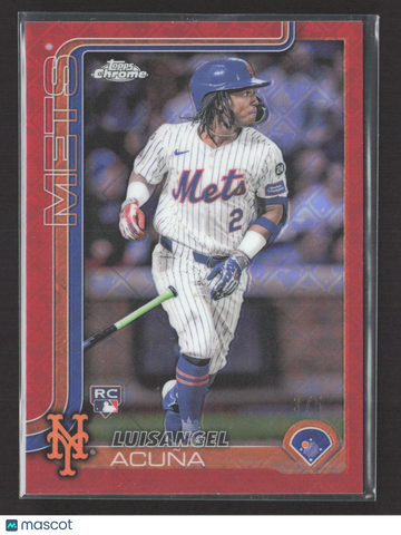 2025 Topps Chrome Luisangel Acuna #56 Chrome Rookie Topps