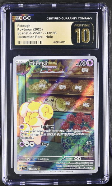 2023 Scarlet & Violet #213/198 Fidough Illustration Rare - Holo CGC 10
