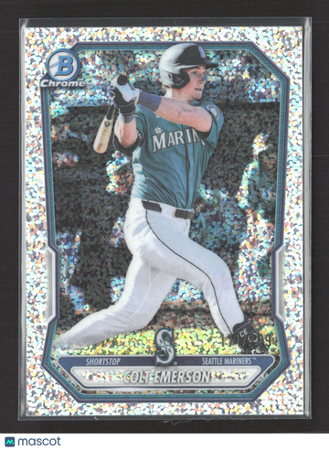 2024 Bowman Chrome Colt Emerson #BCP-108 Speckle Refractor /16.