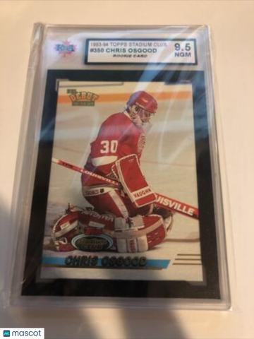 1993 Chris Osgood #350 Rookie KSA 9.5