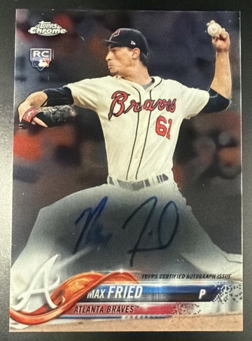 2018 Topps Chrome Max Fried Rookie RC Auto