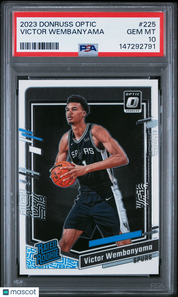 2023 Panini Donruss Optic Victor Wembanyama #225 PSA 10