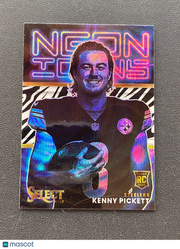 2022 Select Kenny Pickett Zebra Prizm Rookie